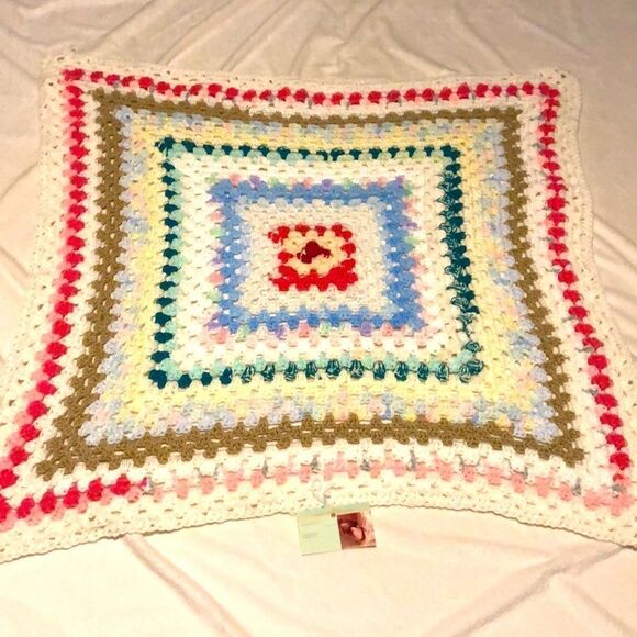 homemade Other - 33x33 homemade crocheted baby blanket. Excellent and soft.
